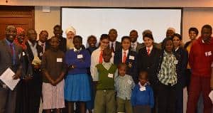 Participants at the launch of the Interfaith Initiative to End Child Poverty