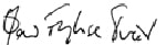 Rev. Dr. Olav Fykse Tveit Signature