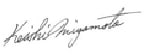 Rev. Keishi Miyamoto Signature