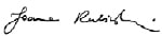 Dr. Joanna Rubinstein Signature