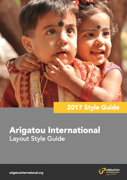 Arigatou style guide thumbnail