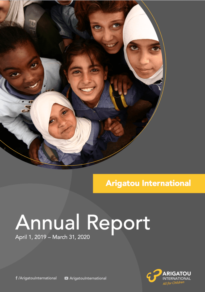 Arigatou International 2021 Annual Report PDF.