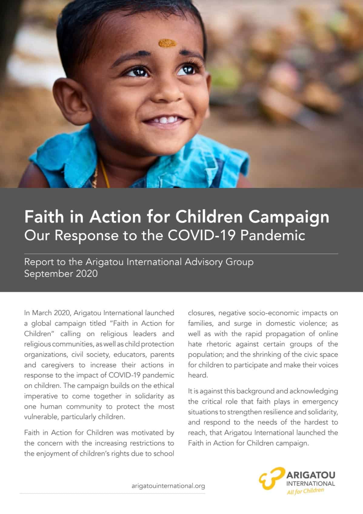 Copvid-19 Response Campaign cover