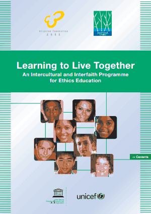 A thumbnail of the cover for the Learning to Live Together pdf.